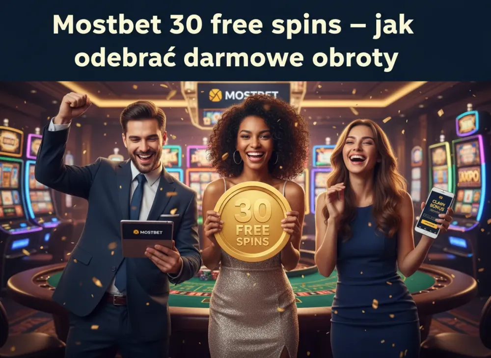 Mostbet 30 free spins – jak odebrać darmowe obroty